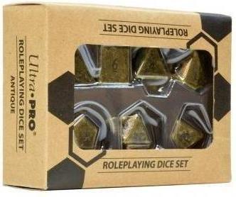 Actual product image Ultra Pro Neu UP - Dice - Heavy Metal 7 Dice RPG Set