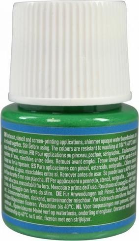 Actual product image Pebeo Setacolor Opaque (Shimmering chlorophyll, 45 ml)