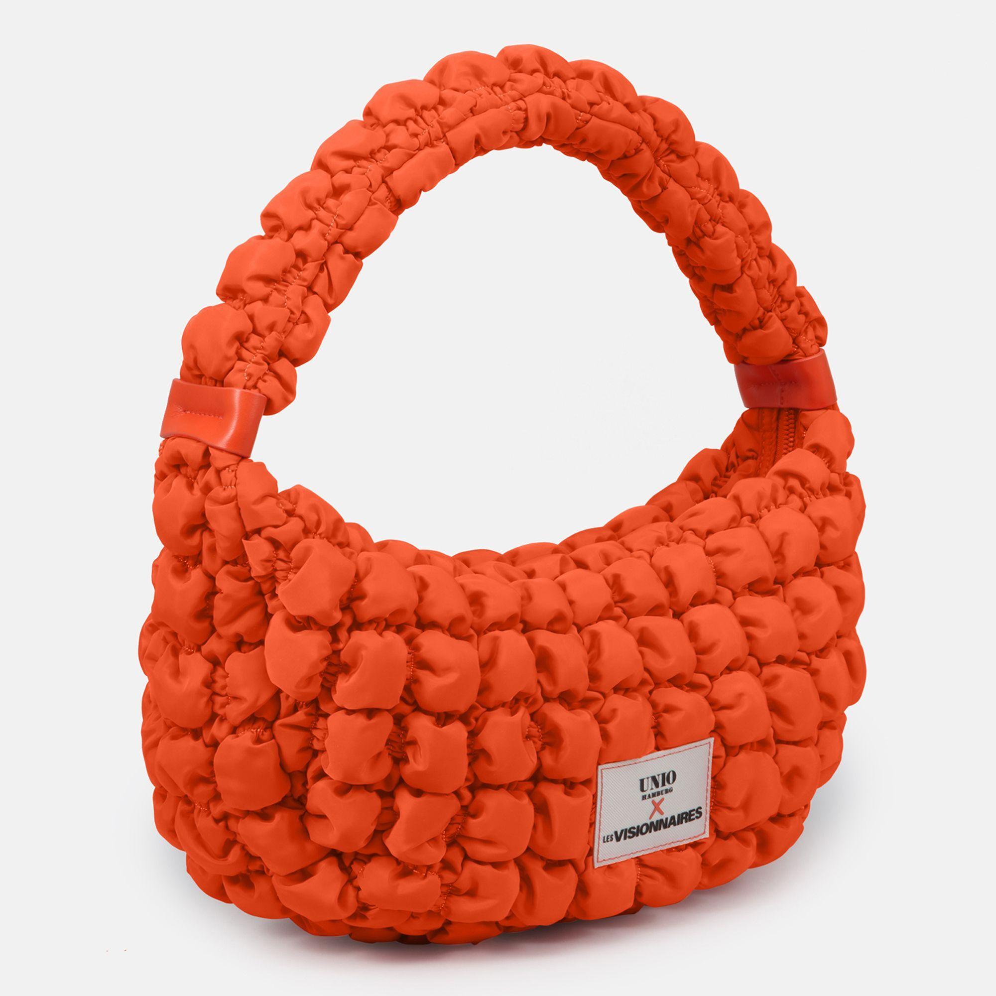 Les Visionnaires, Handtasche, Unio Banana Schultertasche 42 cm, Orange