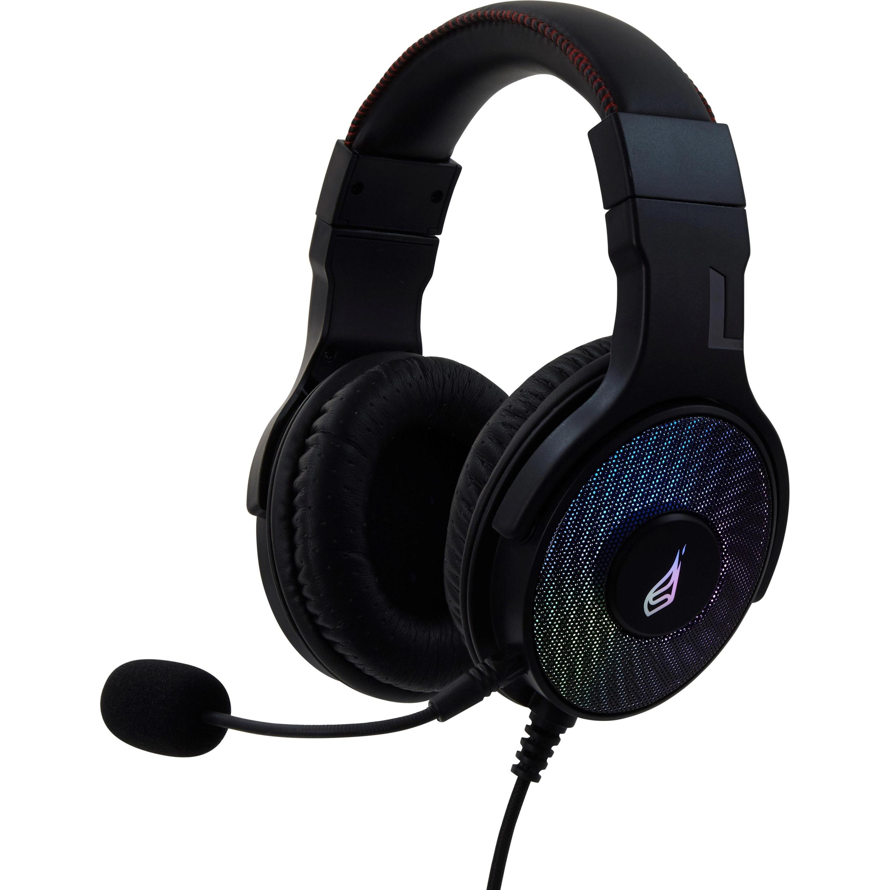 SureFire Harrier 360 Surround Sound USB Gaming Headset (Kabelgebunden), Gaming Headset, Schwarz