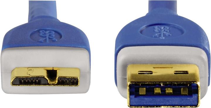 Image du produit Hama Câble micro-USB 3.0 double blindage (1.80 m, USB 3.0)