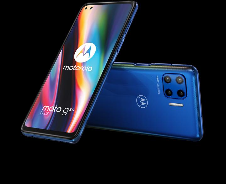 Produktbild Motorola Moto G 5G Plus (64 GB, Surfing Blue, 6.70", Dual SIM, 48 Mpx, 5G)