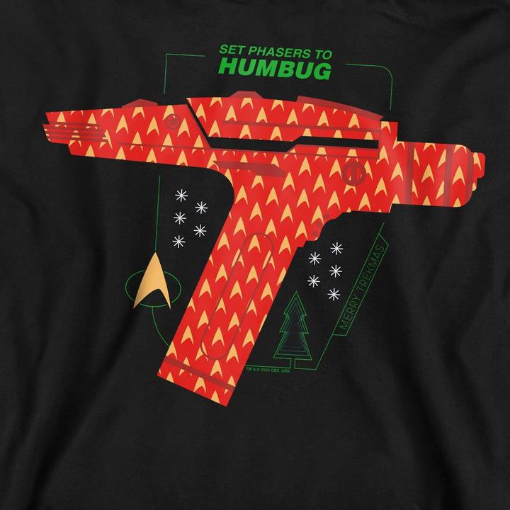 Immagine prodotto Star Trek: The Original Series Phaser Set To Humbug Felpa Natale Adulto Unisex (M)