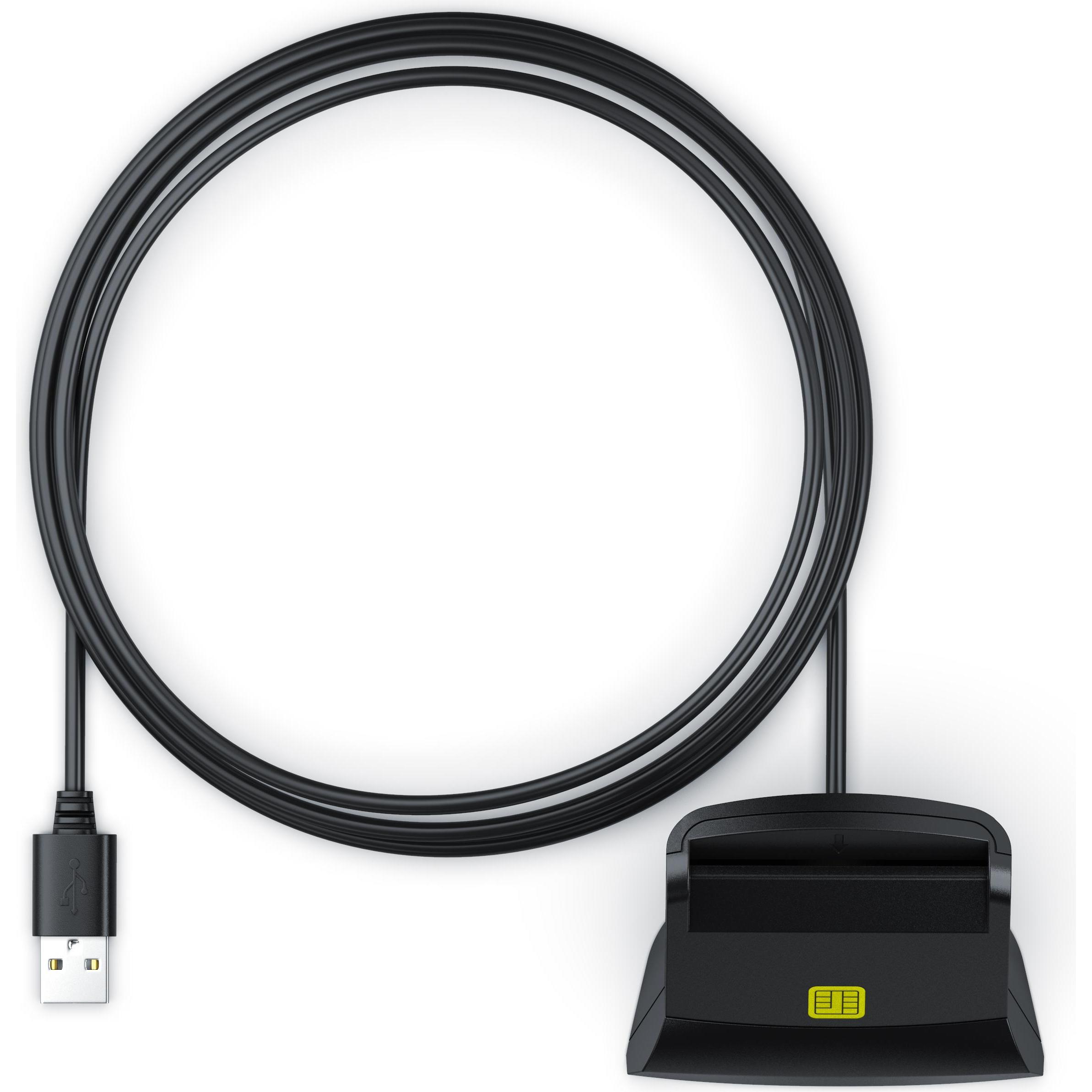 CSL USB Speicherkartenleser, Chipkartenleser, SmartCard Reader, Cardreader, SIM Cards, SD, Micro SD (USB), Speicherkarte...