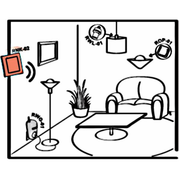 Thumbnail - Zamel, Zubehör Beleuchtung, Funksender Exta Free batteriebetrieben RNK-02