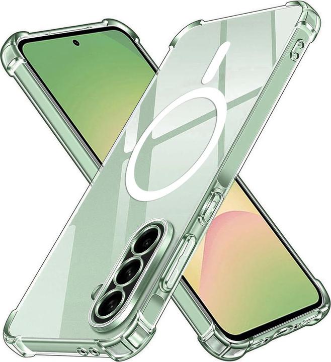 Techsuit Shockproof Clear Silicone MagSafe (Samsung Galaxy A56)