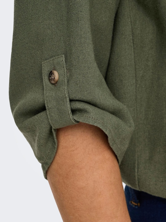 Actual product image JdY Regular fit V-neck Folded cuffs Top Top (XS)