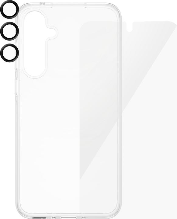 Actual product image Safe Edge to Edge Glass + Case (1 Piece, Samsung Galaxy A35)