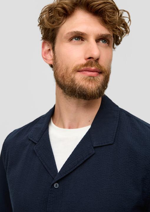Immagine prodotto s.Oliver Hemd Kurzarmhemd mit Crêpestruktur (M)