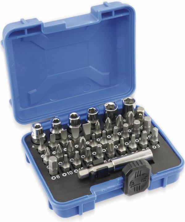 Actual product image Kinzo Bit&socket CRV bits, MT 37pc