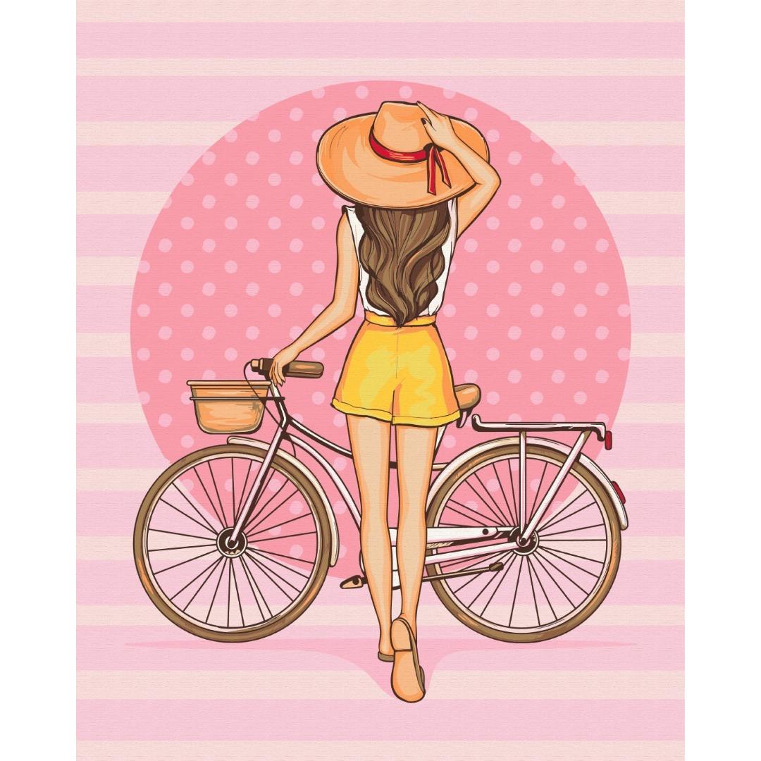 Syma Picture Paint it! Girl with a bicycle