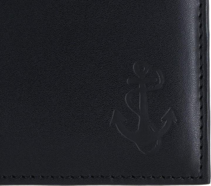 Freedom Anchor Embossed Black