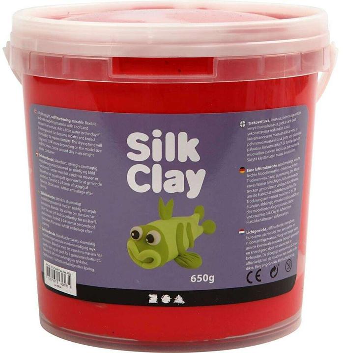 Produktbild Silk Clay Rood, 650gr.
