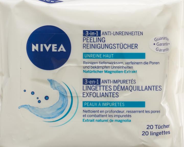 Produktbild NIVEA 3 in 1 (Reinigungstücher Gesicht)