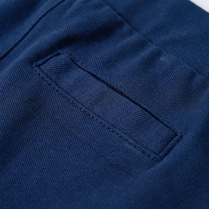 Produktbild VidaXL Kinderhose mit Kordelzug Marineblau 92,Material: 95 (92)