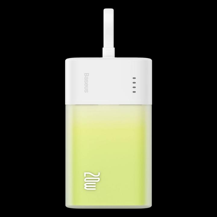 Actual product image Baseus Popsicle 5200mAh 20W Powerbank with Built-in Lightning Cable (+ White Simple USB-C - U (5200 mAh, 20 W, 20 Wh)