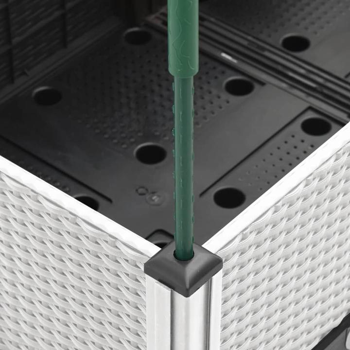 Image du produit vidaXL Bac à plantes avec treillis PP