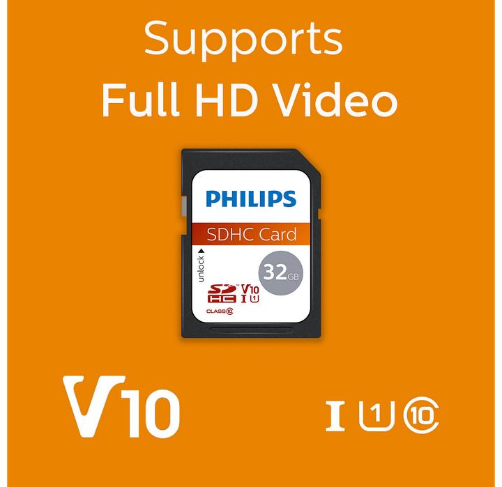 Actual product image Philips FM32SD45B (32 GB, SDHC, U1, UHS-I)
