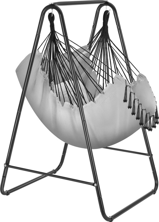 Produktbild tectake Hängesessel Alison, Boho-Style, Belastbarkeit 160kg (160 kg)