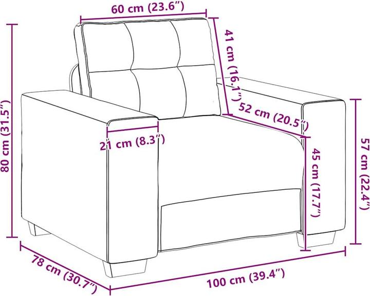 Immagine prodotto vidaXL Sofa-Sessel