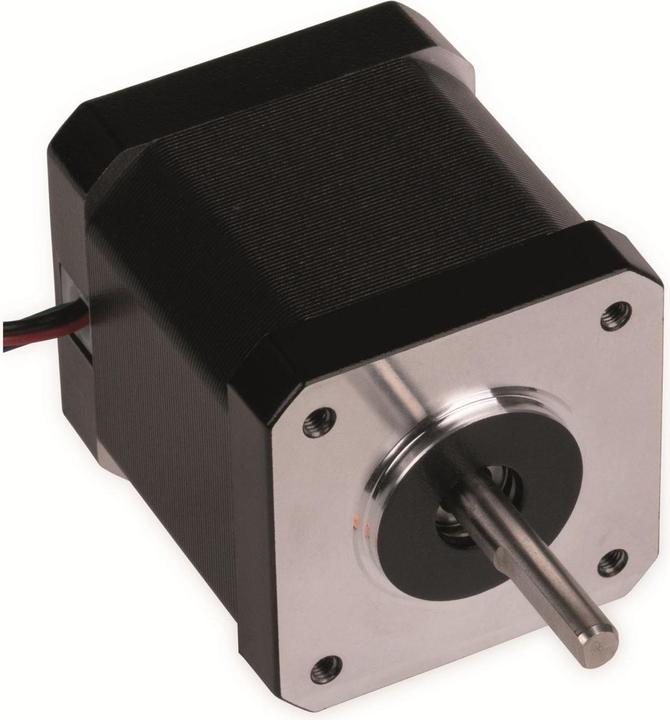 Actual product image Joy-it Stepper motor NEMA17-06 0.59 Nm 2 A 2 A Shaft diameter: 5 mm (Motor)