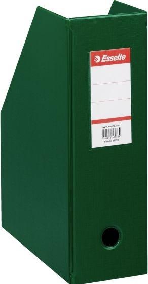 Produktbild Leitz Esselte Standard-Ordner, DIN A4, Karton, grün (B)100 mm mit PVC-Folie, faltbar, mit S (A4)