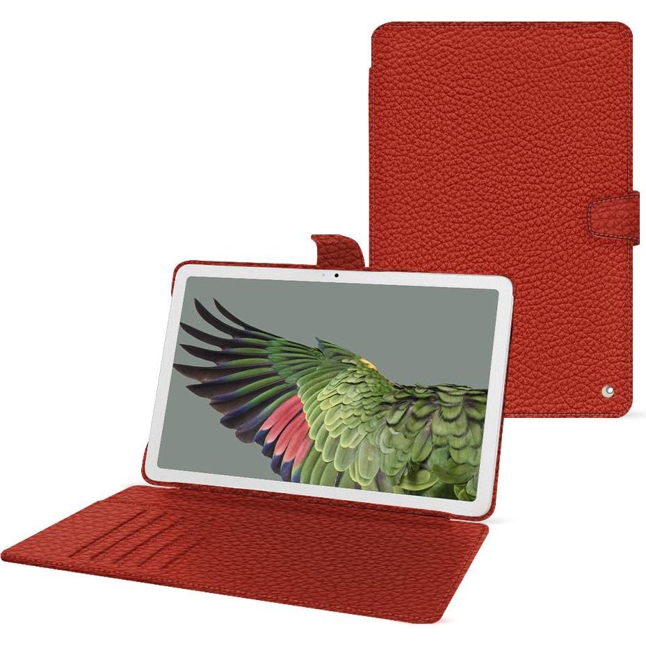 Noreve Lederschutzhülle Google Pixel Tablet (Google Pixel Tablet), Tablet Hülle, Orange