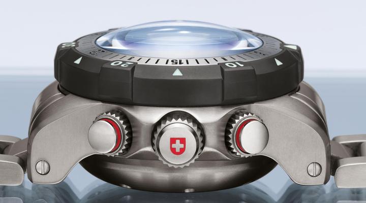 Immagine prodotto Swiss Military 20'000 piedi (Cronografo, Orologio da polso analogico, Fatto in Svizzera, 46 mm)