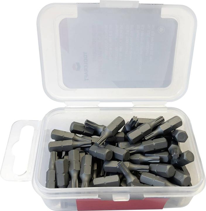 Actual product image Toolcraft 50 pcs T 15 Torx bit S2 steel (Hexagonal, Hexagon socket TX)