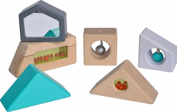 Actual product image Eichhorn Baby Pure Houten Bouwblokken met Geluid