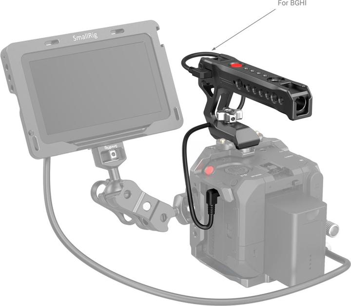 Image du produit SmallRig Poignée supérieure OTAN avec déclencheur à distance pour le démarrage et l'arrêt de l'enregistrement (Poignée)