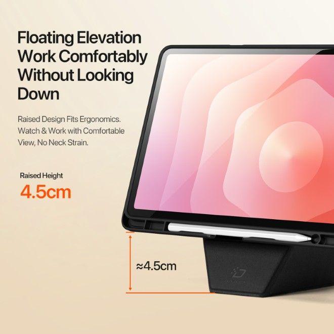 Actual product image Samsung Galaxy Tab S11- Ducis Vers Series, aufstellbares Flip-Etui, Schwarz (Samsung Galaxy Tab S11)