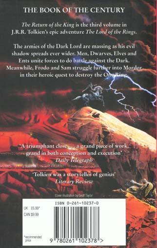 Produktbild The Lord of the Rings, Return of the King (Englisch, J. R. R. Tolkien, 2002)
