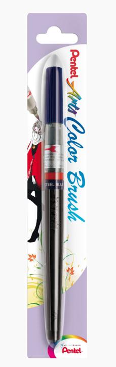 Immagine prodotto Pentel Penna a pennello Colore Pennello blu acciaio (Blu scuro, 1 x)