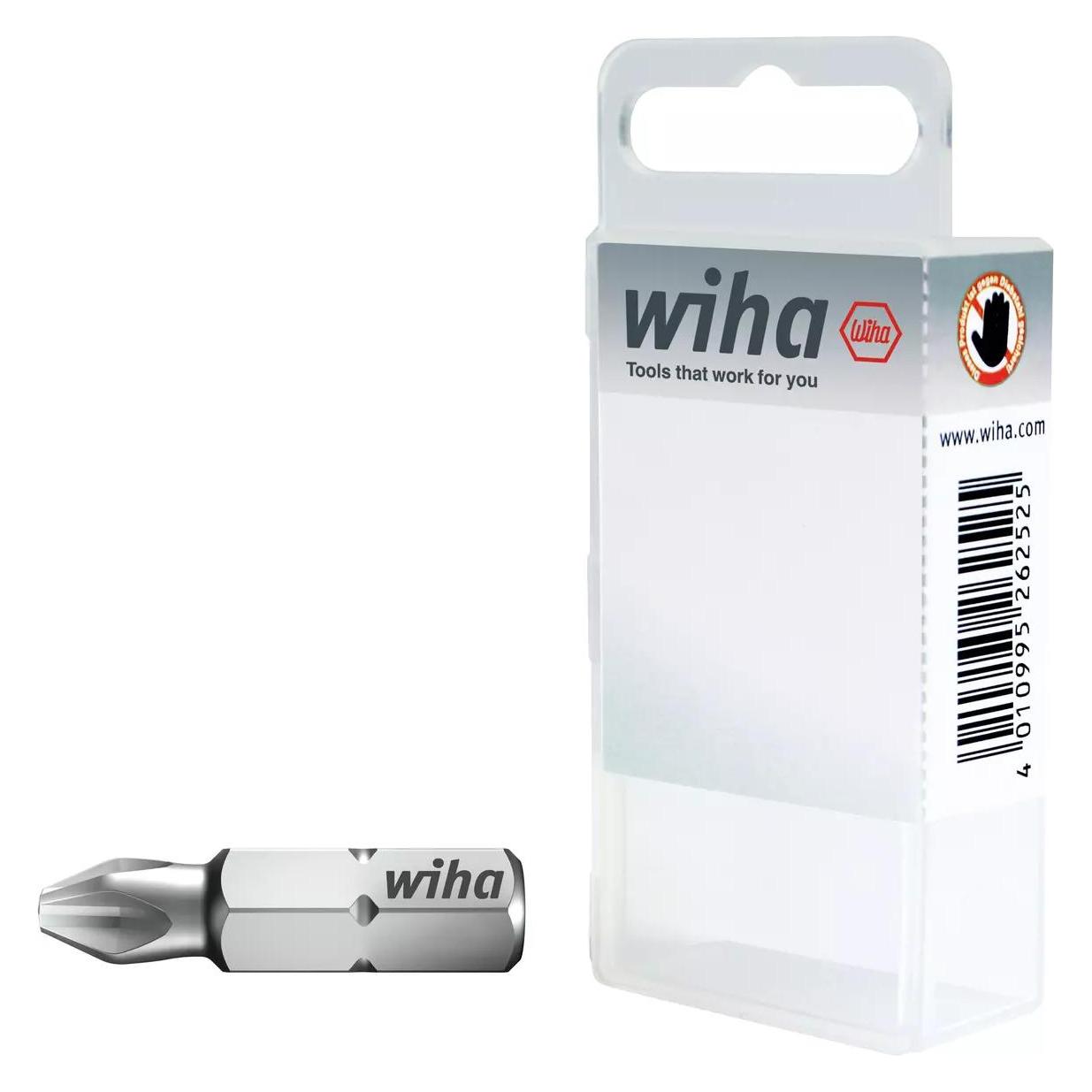 Wiha Verde Chiave A Bussola, Bit Di Recesso Incrociato Ph 1 Sb Bit 7 (Croce Phillips Ph)