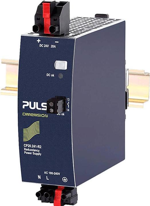 Image du produit PULS Module de redondance pour rail DIN 24 V 20 A 480 W 1 x
