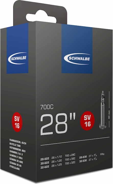 Schwalbe Schlauch SV16 (Presta (SV), 28", 40 mm)