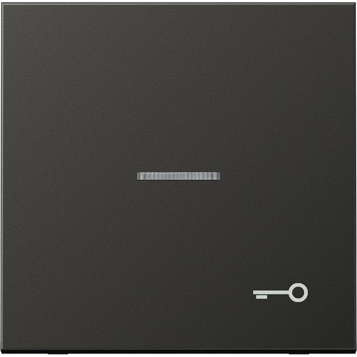 JUNG Kontrollwippe Schalter LS anth mt AL2990KO5TAN, Taster + Schalter, Grau