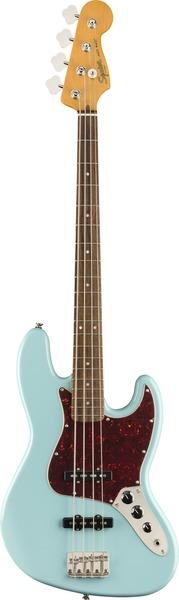 Actual product image Fender Classic Vibe 60s Jazz Bass Daphne Blue (Electric bass, Maple, Mahogany, Nickel)