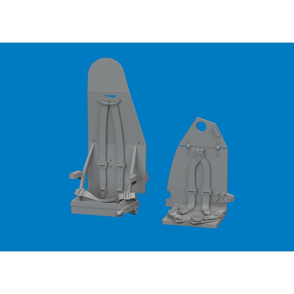 Eduard Mosquito seats w/ integral belts PRINT for Special Hobby