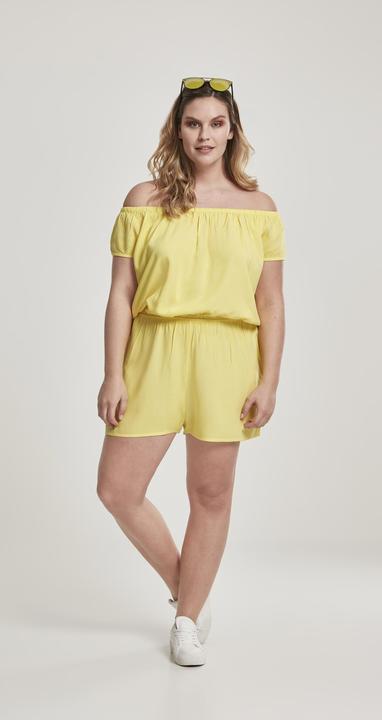 Actual product image Urban Classics Ladies Off Shoulder Short Jumpsuit (S)