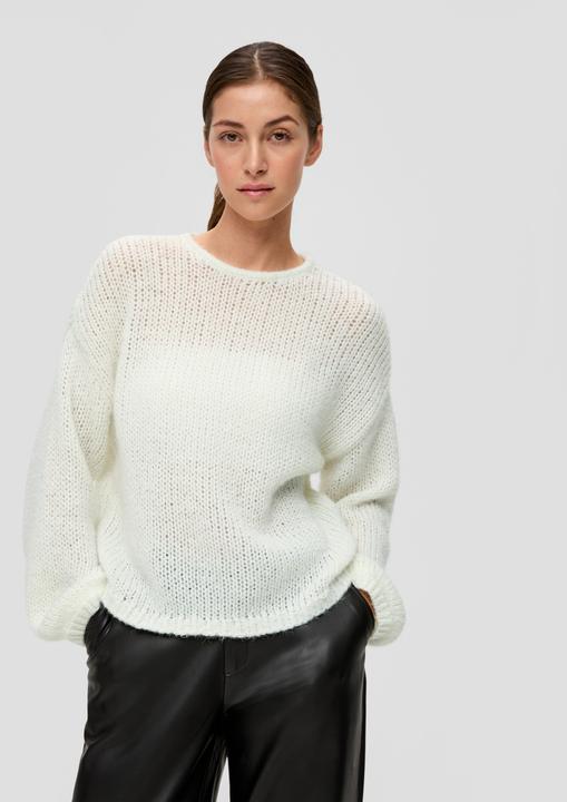 Produktbild s.Oliver Strickpullover Locker gestrickter Pullover (L)