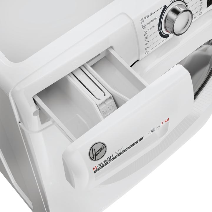 Produktbild Hoover H-WASH 350 H3WP4474TAM6/1-S Waschmaschine, wiederaufladbar (7 kg, Links)