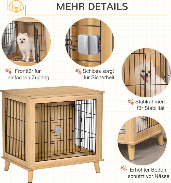 Actual product image PawHut Dog cage with table top (Dog house)