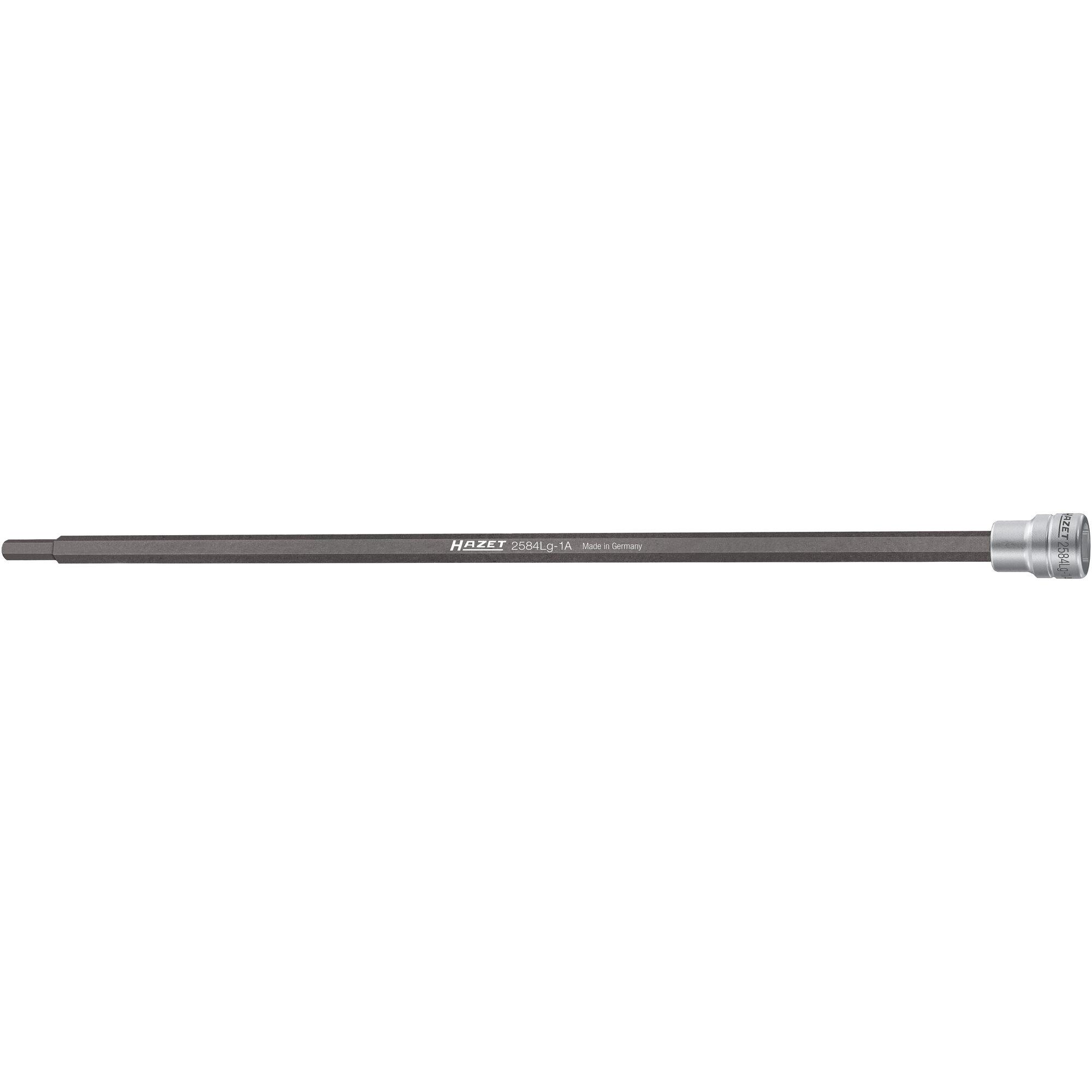 HAZET, Steckschlüssel + Stecknuss, Antriebswellen Schraubendreher-Steckschlüsseleinsatz 2584LG-1A ∙ Vierkant10 mm (3/8 Z...