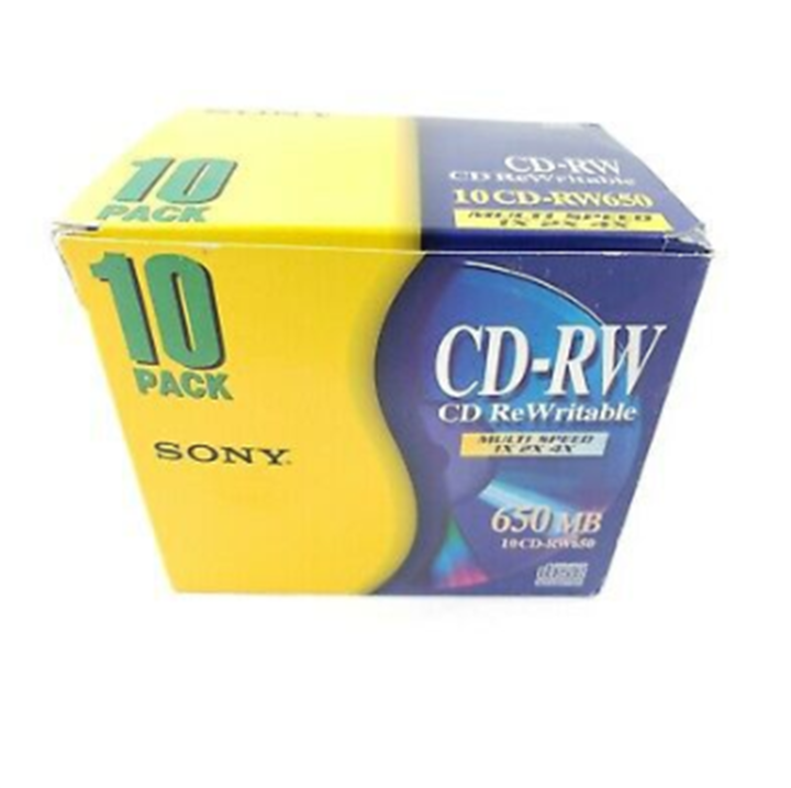 Produktbild Sony CD-Rewritable 650 MB (10 x)