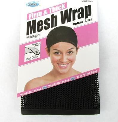 Immagine prodotto Dream Firm & Thick Mesh Wrap Self Closure Black One Size (Elastico per capelli)