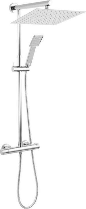 FERRON Tytan shower set with chrome-plated thermostatic shower head (NP75SQ-TRV7U)