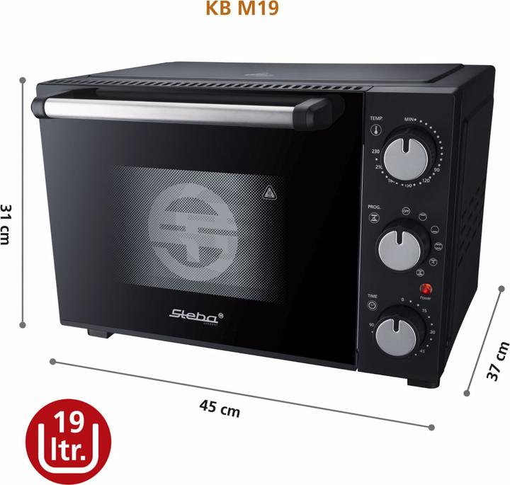 Produktbild Steba KB M 19 Backofen mit Umluft