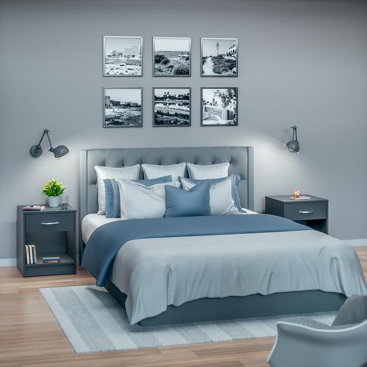 Actual product image Casaria Nightstand (50 x 40 x 35 cm)